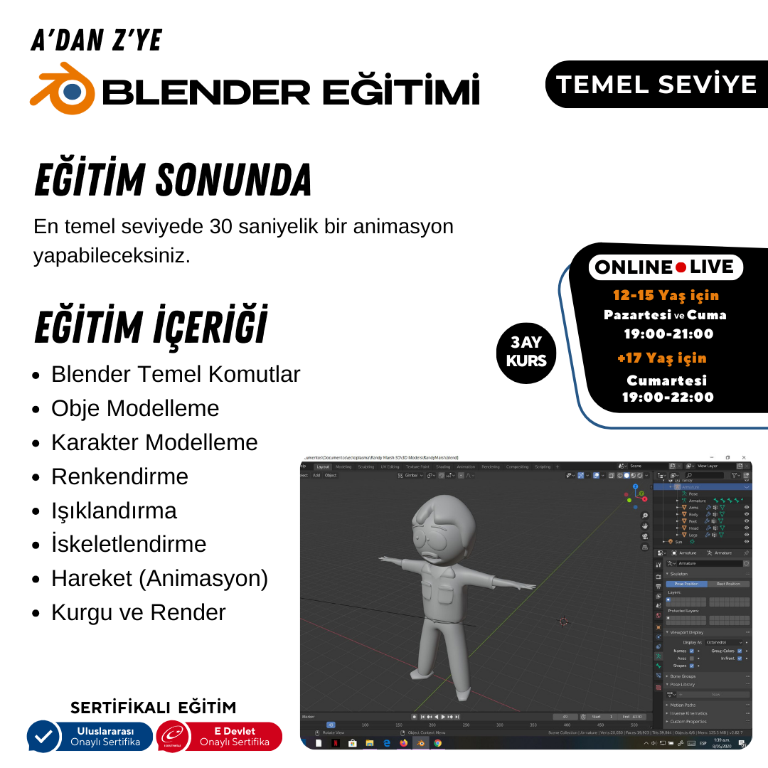 Blender ile Modelleme Eğitimi