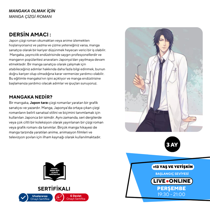 Mangaka Olmak için Japon Çizgi Roman (MANGA) Storyboard