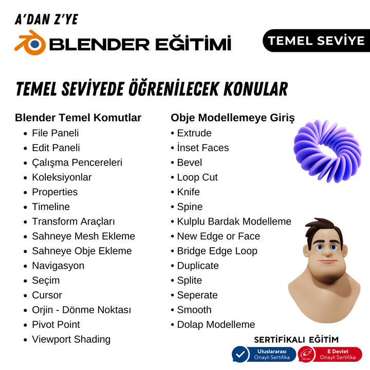 Blender ile Modelleme Eğitimi