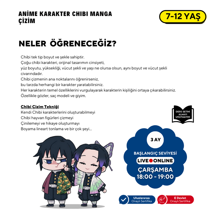 Chibi & Furry Çizim  (7-12 Yaş)