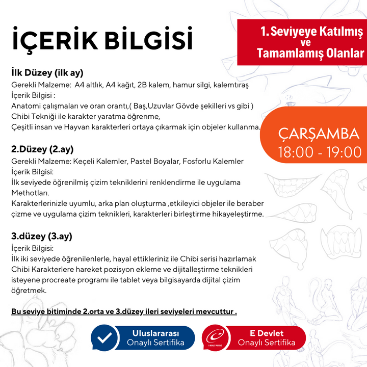 Chibi & Furry Çizim  (7-12 Yaş)(orta seviye)
