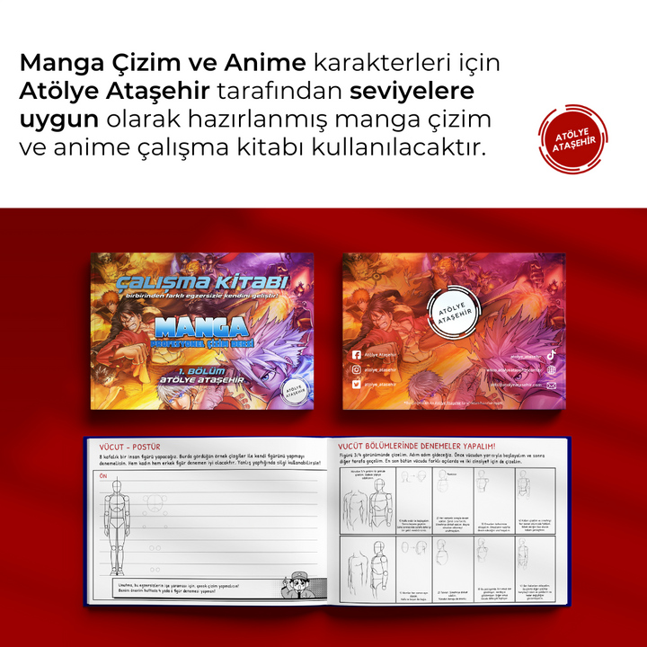 Manga Çizim Ve Anime Hazırlama (Orta Seviye) -Yüz Yüze ( + 16 ve Yetişkin)