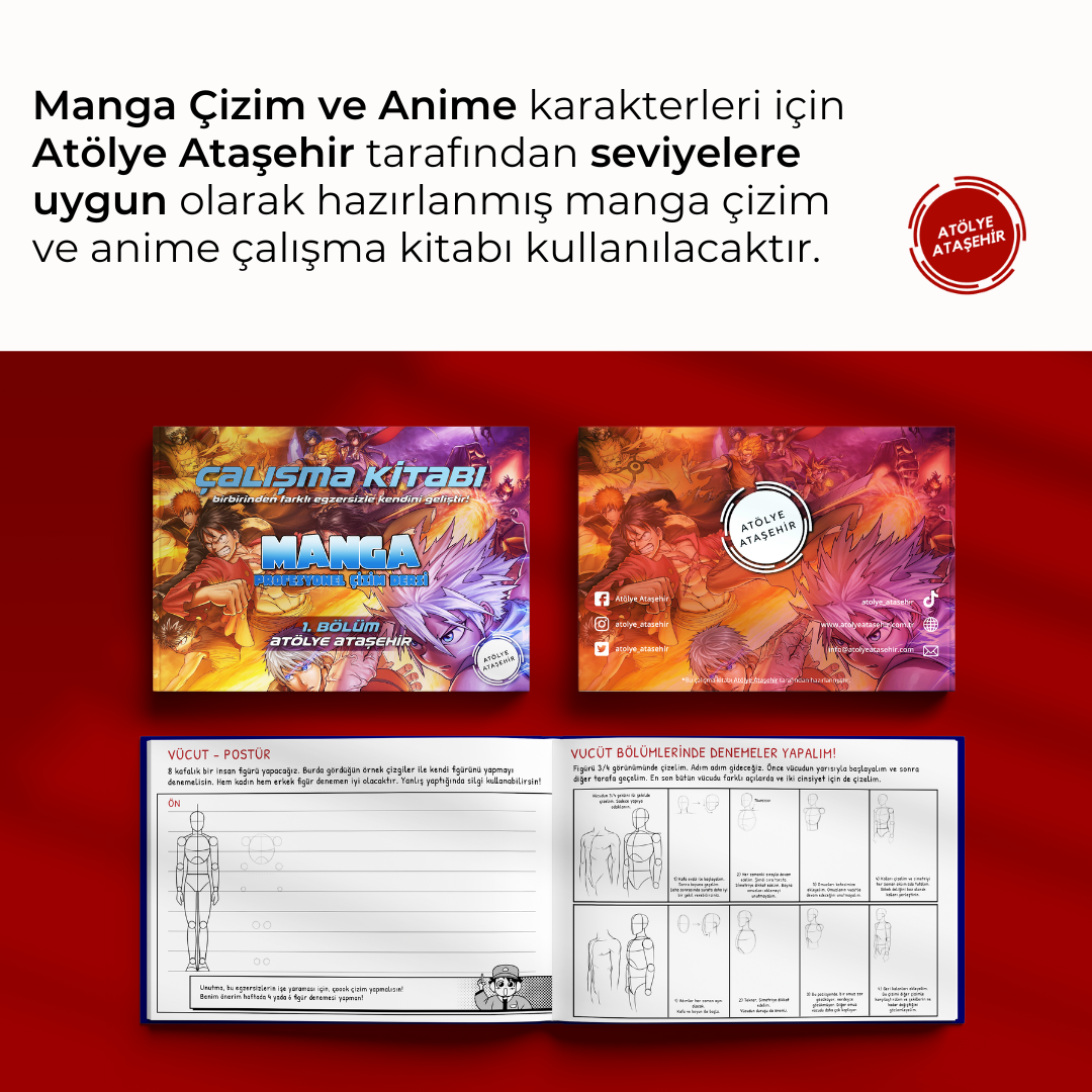 Kawaii Art Çizim İleri Seviye (8-12 Yaş)