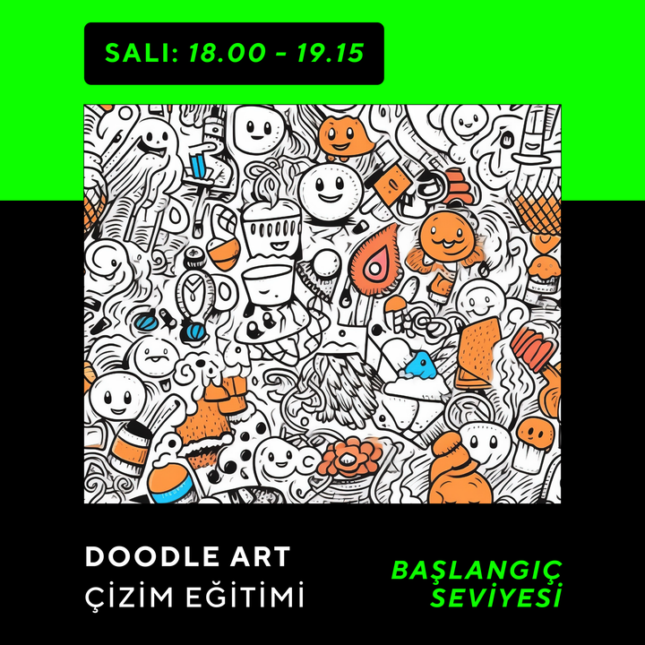 Doodle Sketching Art - Karalama Sanatı (8-14 Yaş)