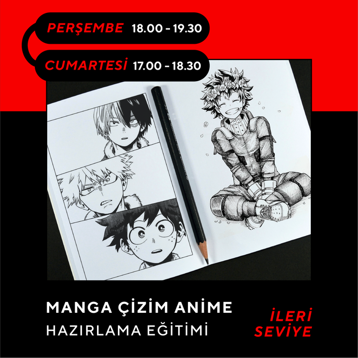 Manga Çizim ve Anime Hazırlama  (İleri Seviye)(10-16 Yaş)