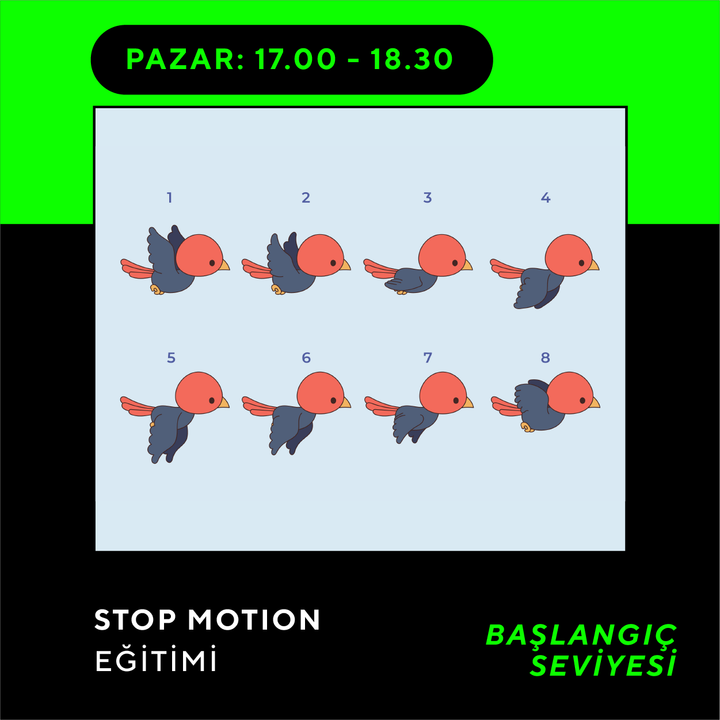 Stop Motion Eğitimi (11-16 Yaş)- Yüz Yüze